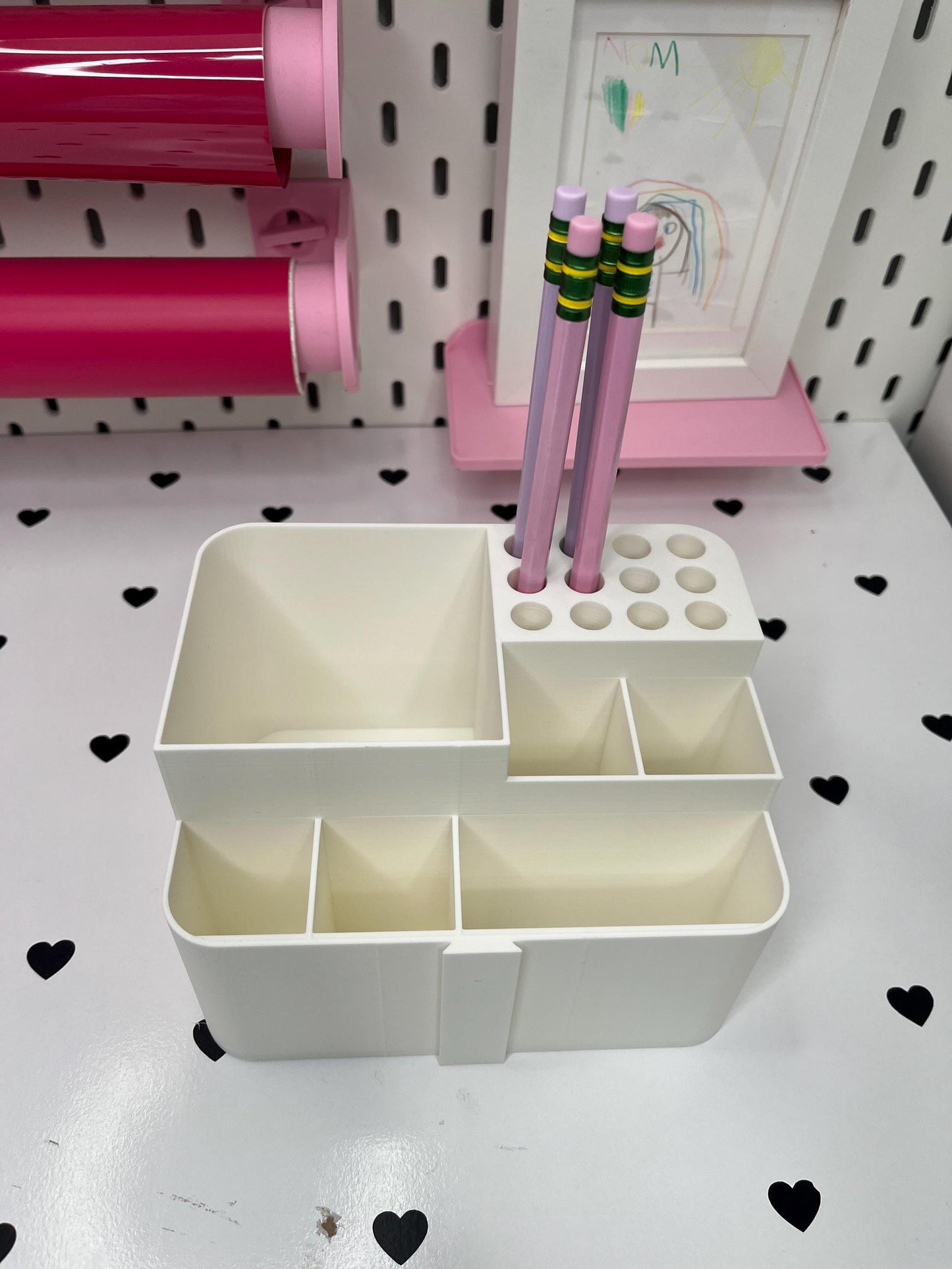 Interchangeable Wider Desk Organizer 3D Print Files | Pencil Holder | Digital Download