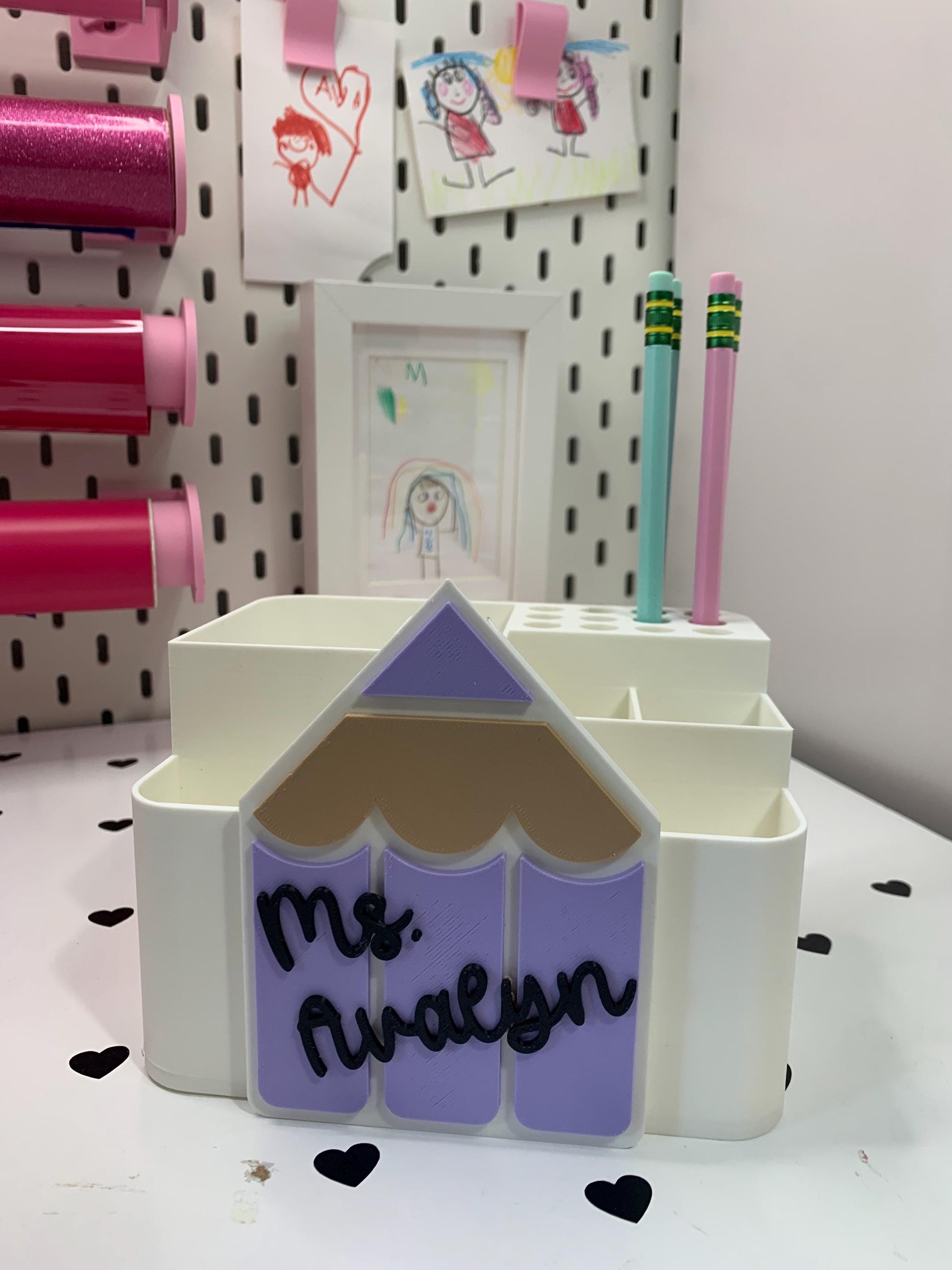 Interchangeable Wider Desk Organizer 3D Print Files | Pencil Holder | Digital Download