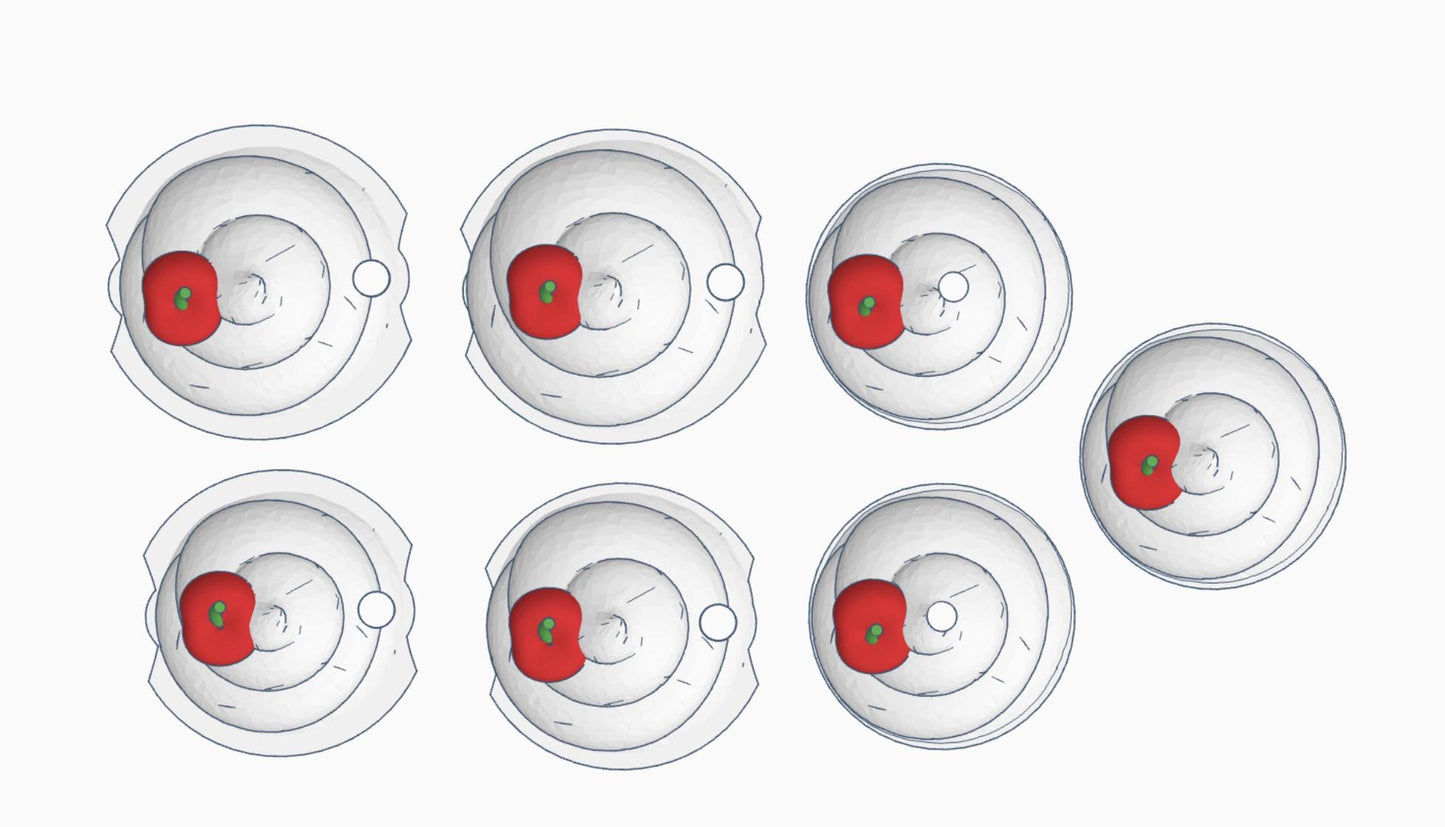Cream Swirl with Cherry Lid Topper 3MF Files | Digital Download | Stanley 20oz | 30oz and 40oz | 18oz Libbey Glass Lid Topper