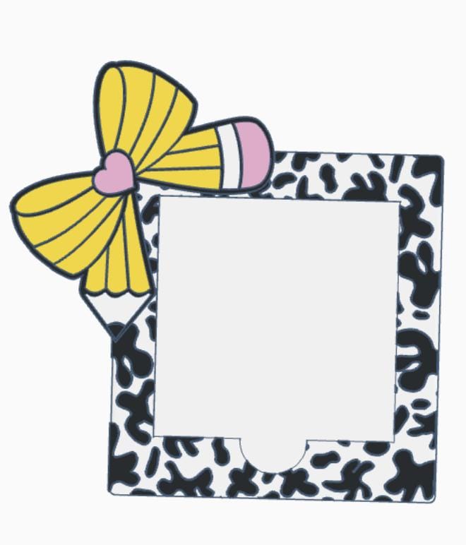 Cow Print Corner Bow Desk Accessories Bundle – 3MF Files | 3D Print Desk Decor | Digital Download