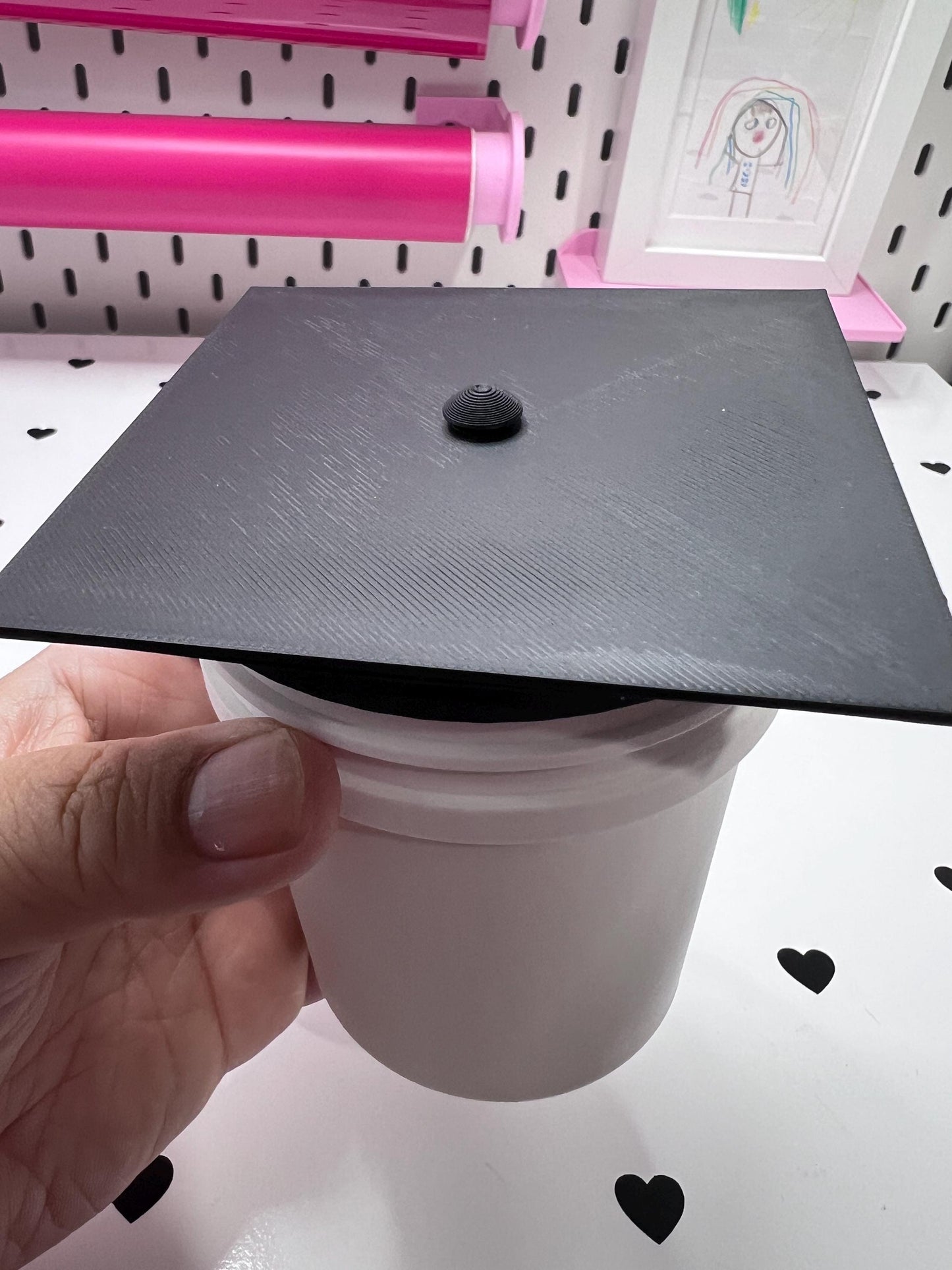 Graduation Mini Bucket 3MF Files | Graduating Student Gift, Desk Decor (Digital Download)