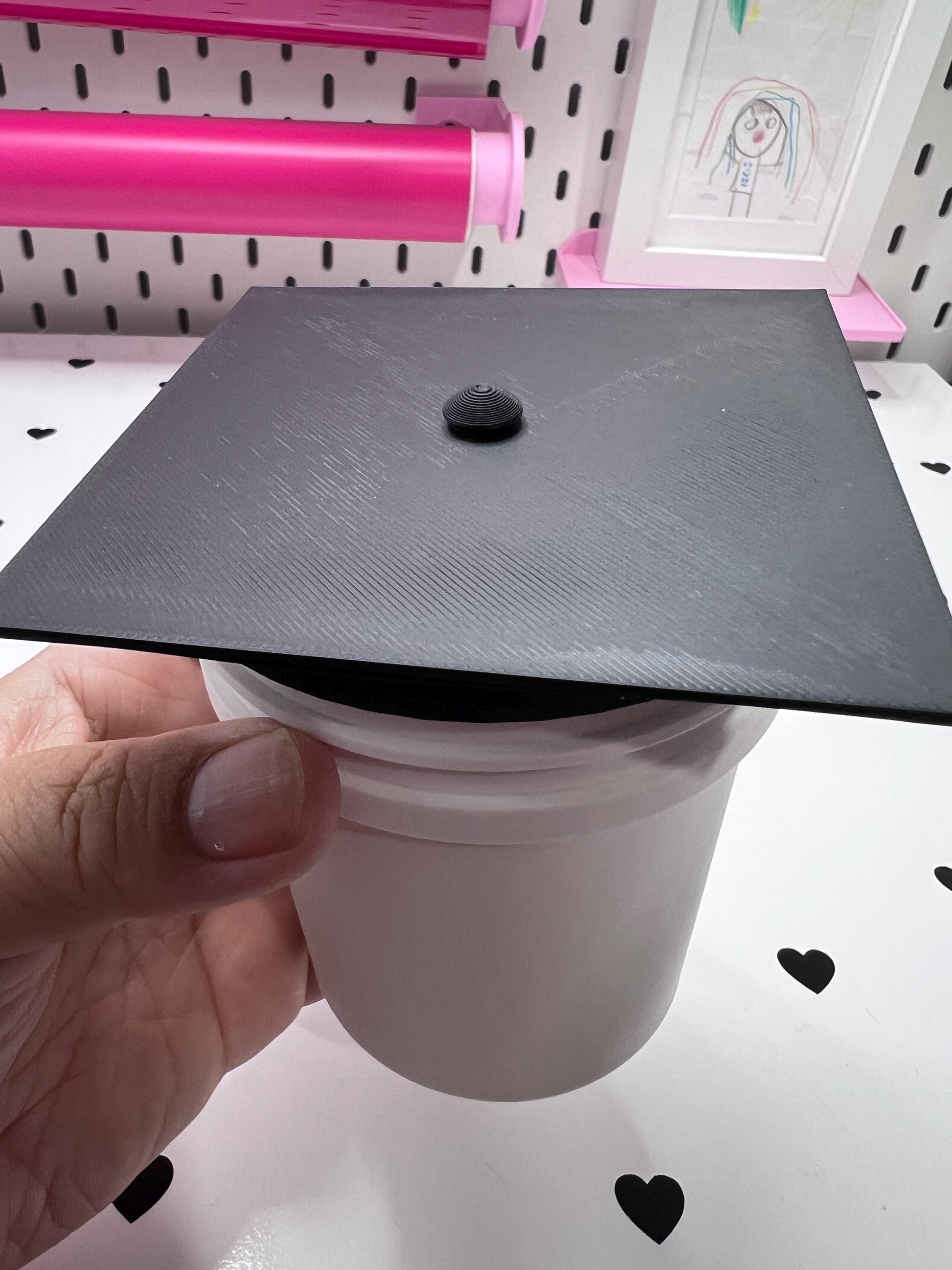 Graduation Mini Bucket 3MF Files | Graduating Student Gift, Desk Decor (Digital Download)