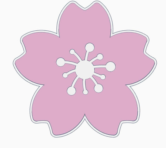 Cherry Blossom Interchangeable Cover – 3MF Files | Digital Download | Interchangeable for Hand Soap Base | Hand San Base | Desk Org Base