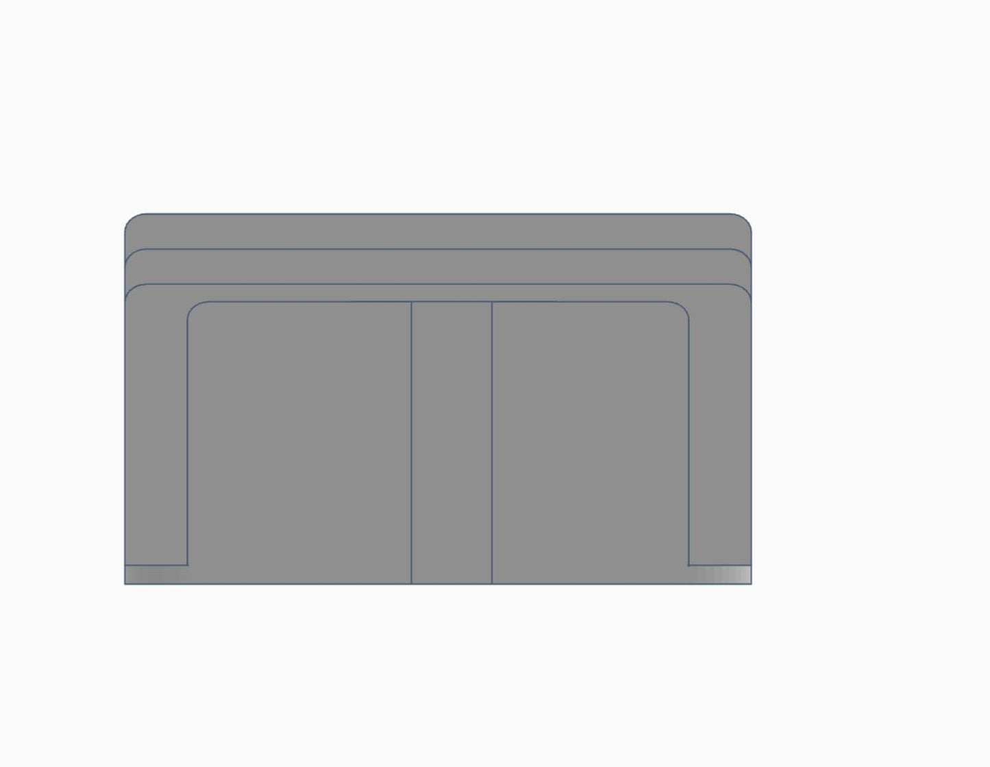 Interchangeable 6-Slot Letter Sorter 3D Print Files | Mail | Desk Organizer | Office Supplies | Digital Download | 3MF File