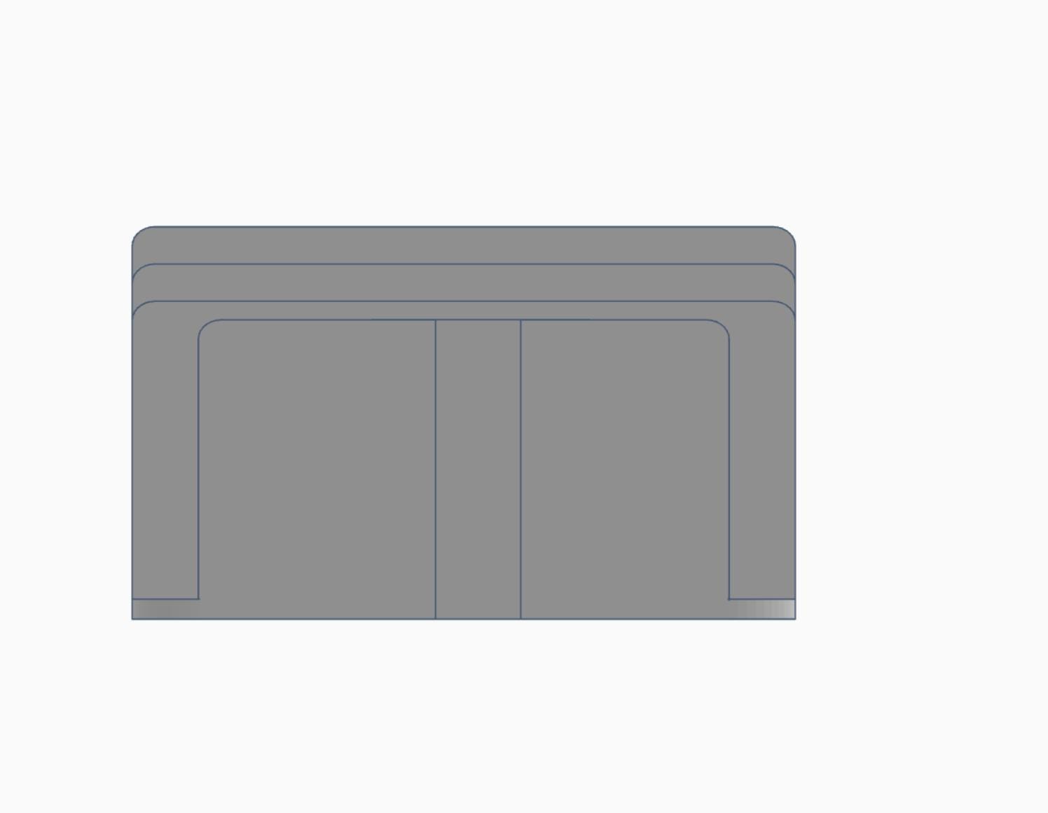 Interchangeable 6-Slot Letter Sorter 3D Print Files | Mail | Desk Organizer | Office Supplies | Digital Download | 3MF File