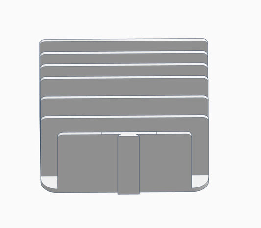 Interchangeable 6-Slot Letter Sorter 3D Print Files | Mail | Desk Organizer | Office Supplies | Digital Download | 3MF File