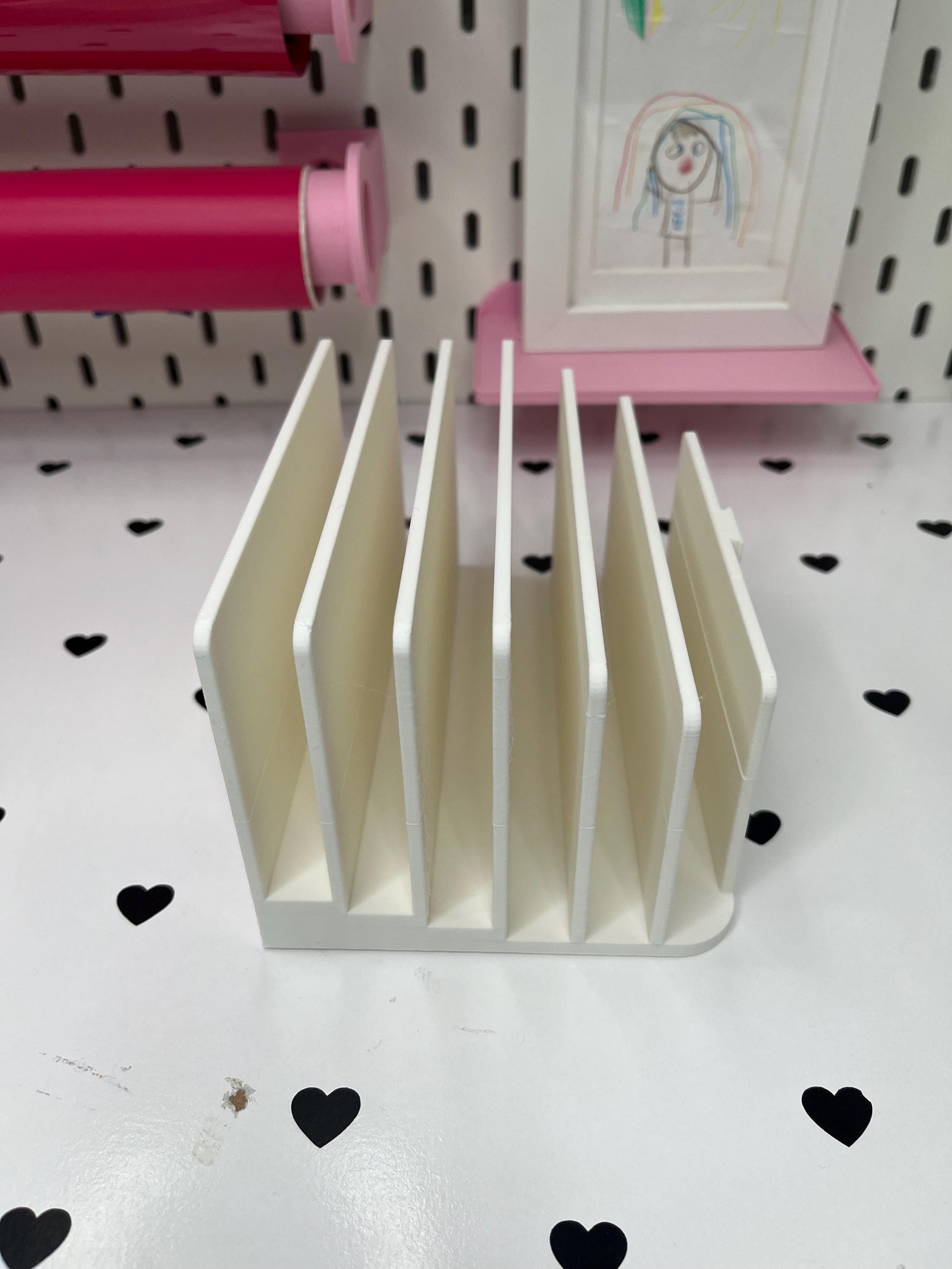 Interchangeable 6-Slot Letter Sorter 3D Print Files | Mail | Desk Organizer | Office Supplies | Digital Download | 3MF File