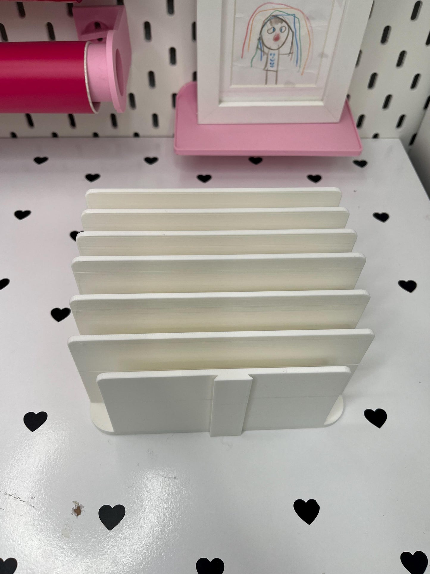 Interchangeable 6-Slot Letter Sorter 3D Print Files | Mail | Desk Organizer | Office Supplies | Digital Download | 3MF File