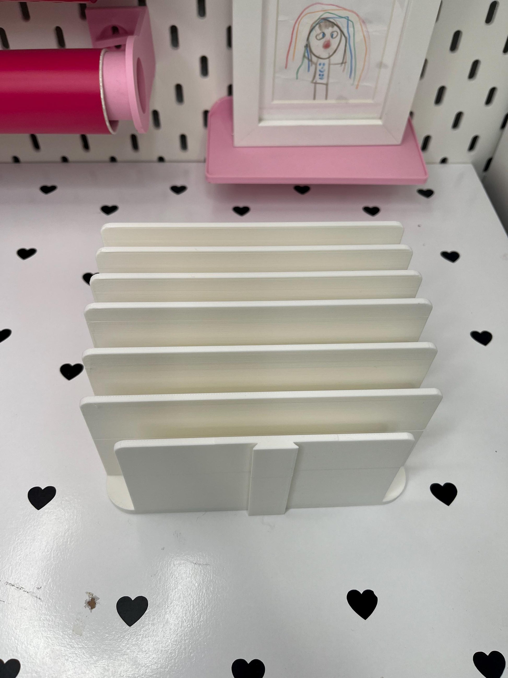 Interchangeable 6-Slot Letter Sorter 3D Print Files | Mail | Desk Organizer | Office Supplies | Digital Download | 3MF File
