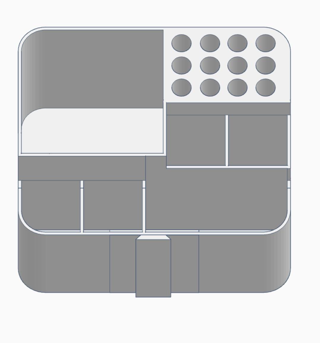 Interchangeable Wider Desk Organizer 3D Print Files | Pencil Holder | Digital Download