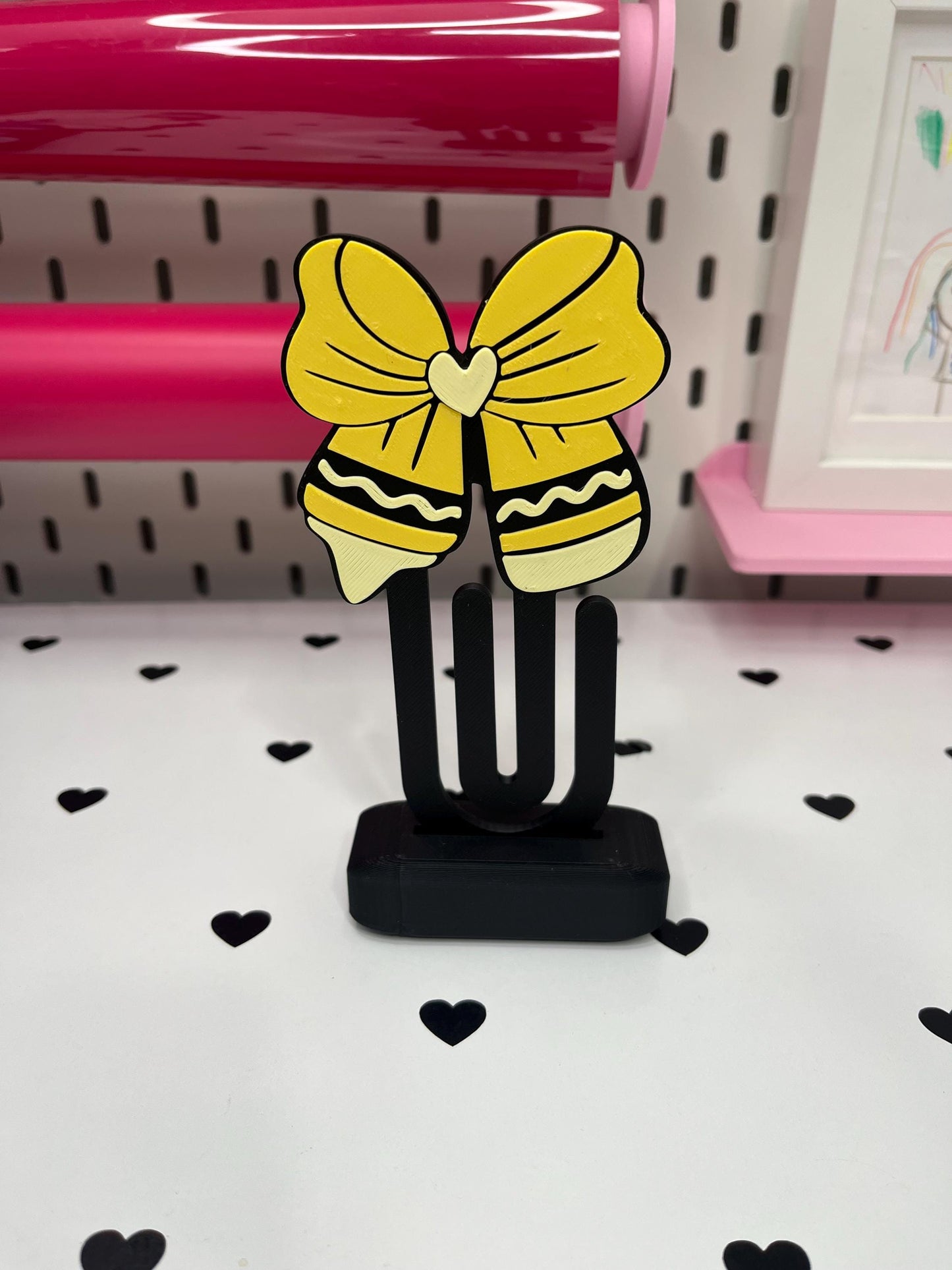 Crayon Bow Desk Accessories Bundle – 3MF Files | 3D Print Desk Decor | Digital Download