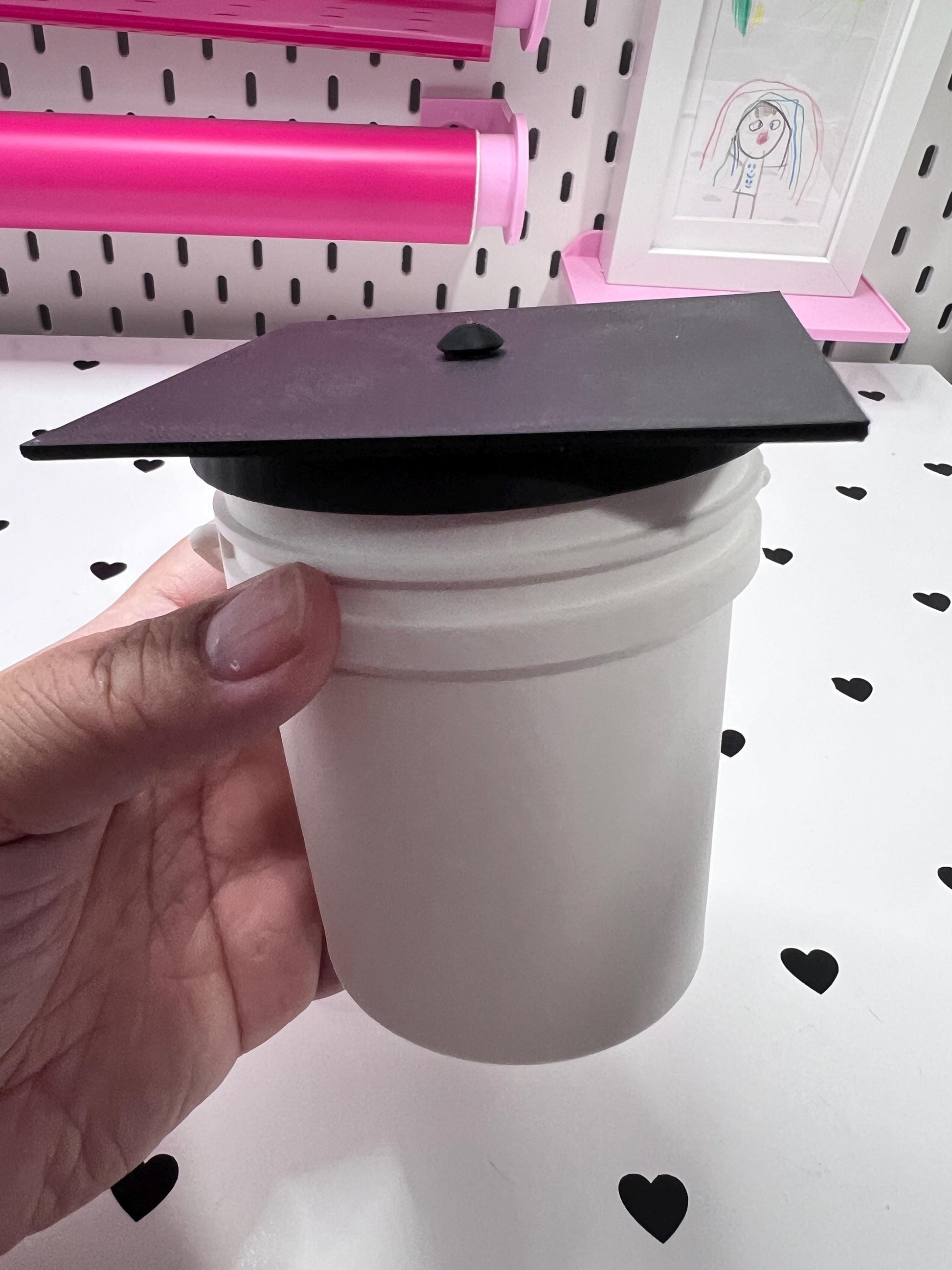 Graduation Mini Bucket 3MF Files | Graduating Student Gift, Desk Decor (Digital Download)