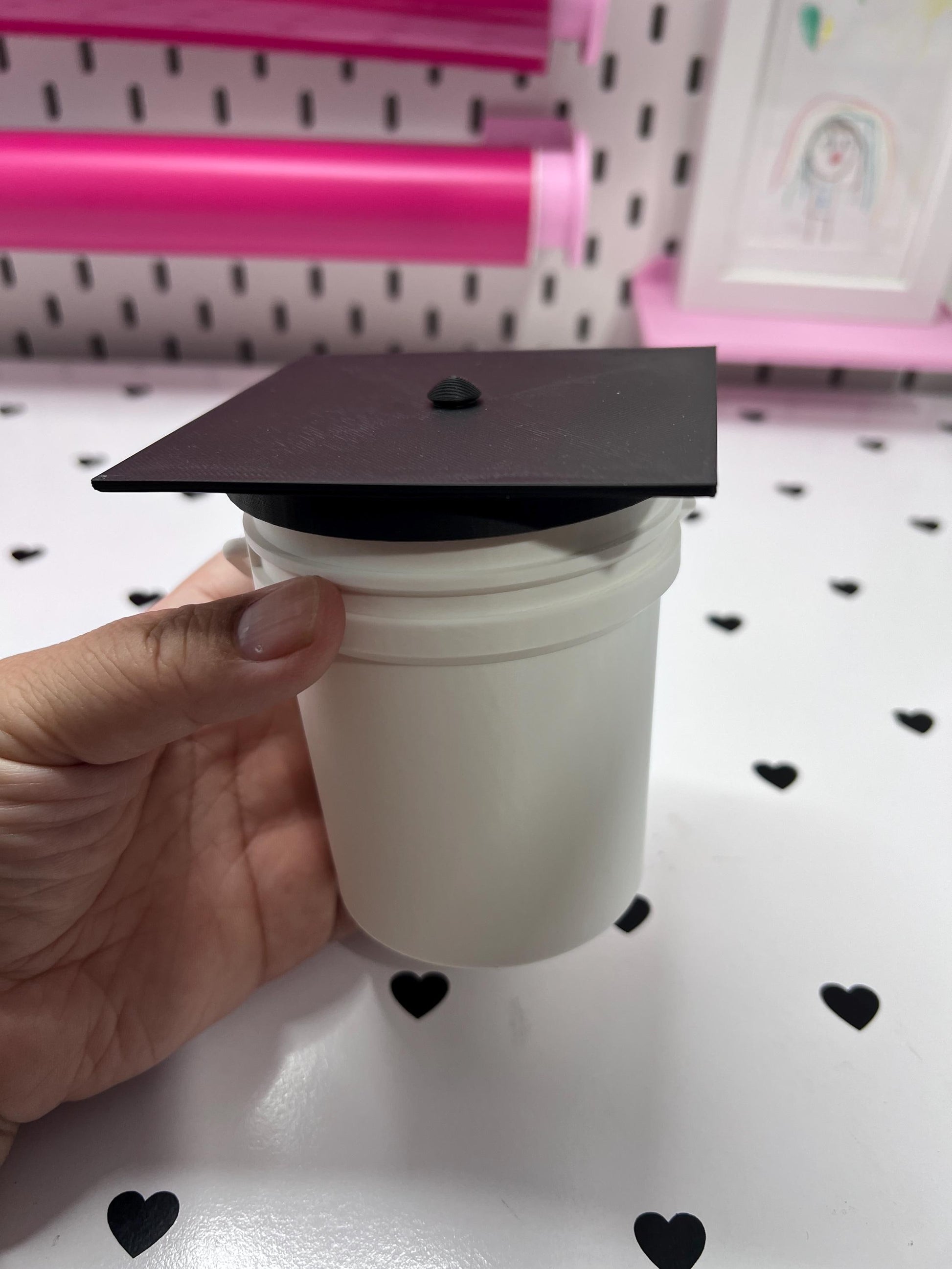 Graduation Mini Bucket 3MF Files | Graduating Student Gift, Desk Decor (Digital Download)