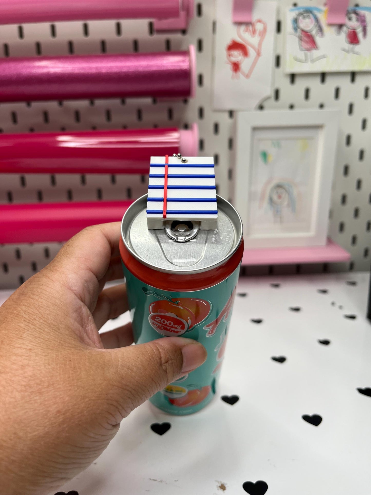 Set of 3 School Themed Designs Keychain Can Opener and Drink Cover 3MF File | 3 in 1 Tool | 3D Print File | Digital Download