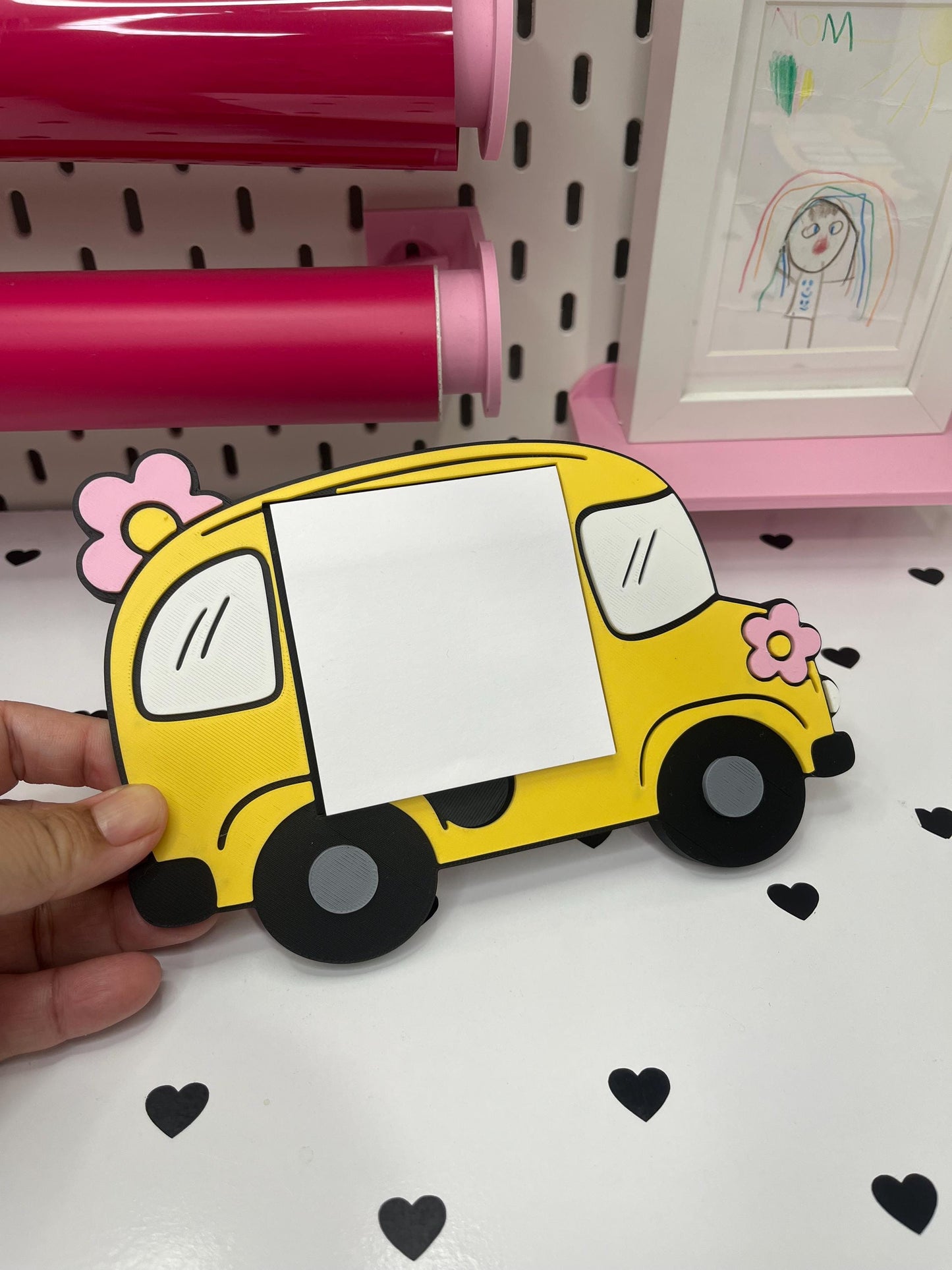 School Bus Desk Accessories Bundle – 3MF Files | 3D Print Desk Decor | Digital Download