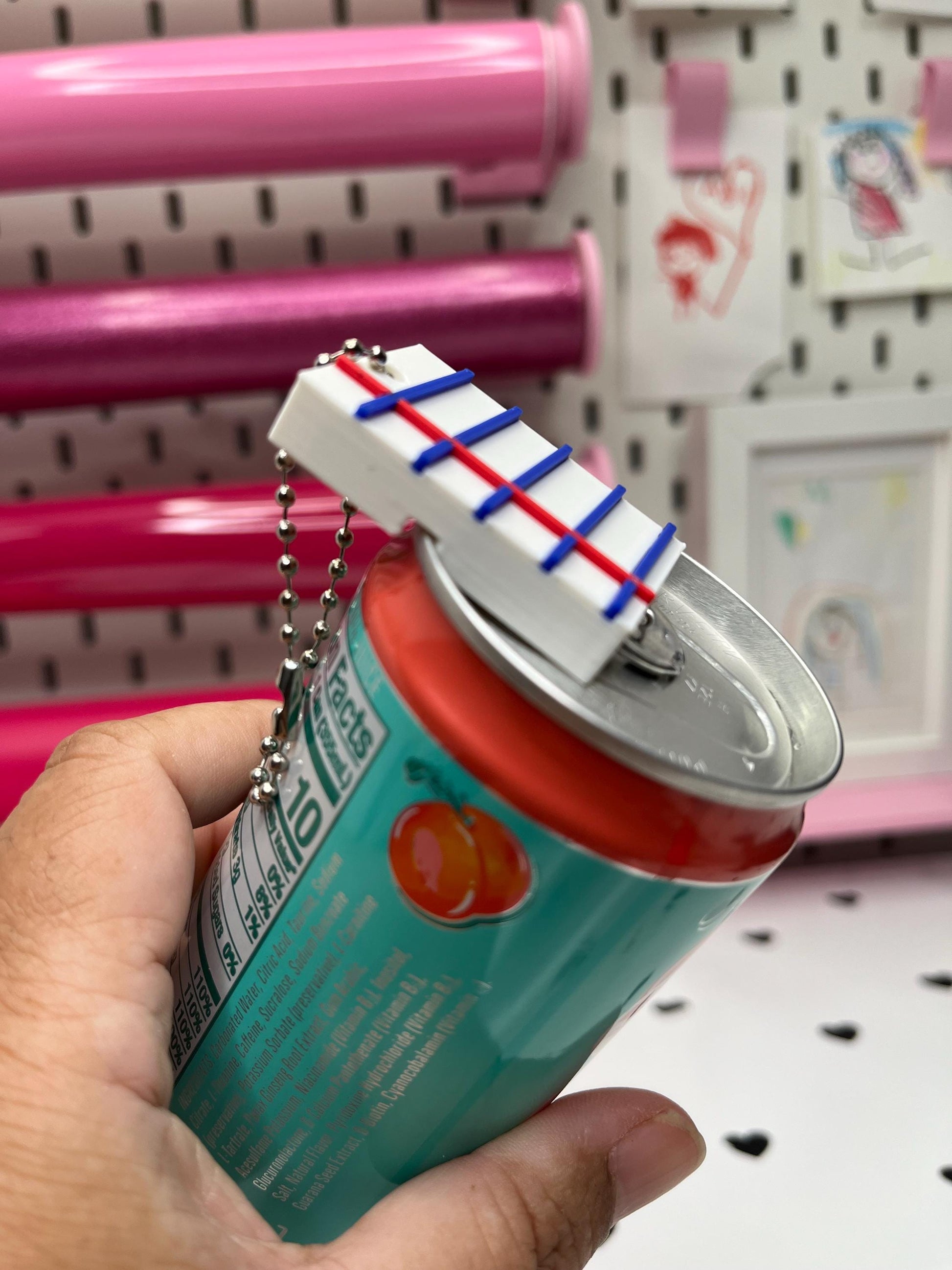 Set of 3 School Themed Designs Keychain Can Opener and Drink Cover 3MF File | 3 in 1 Tool | 3D Print File | Digital Download