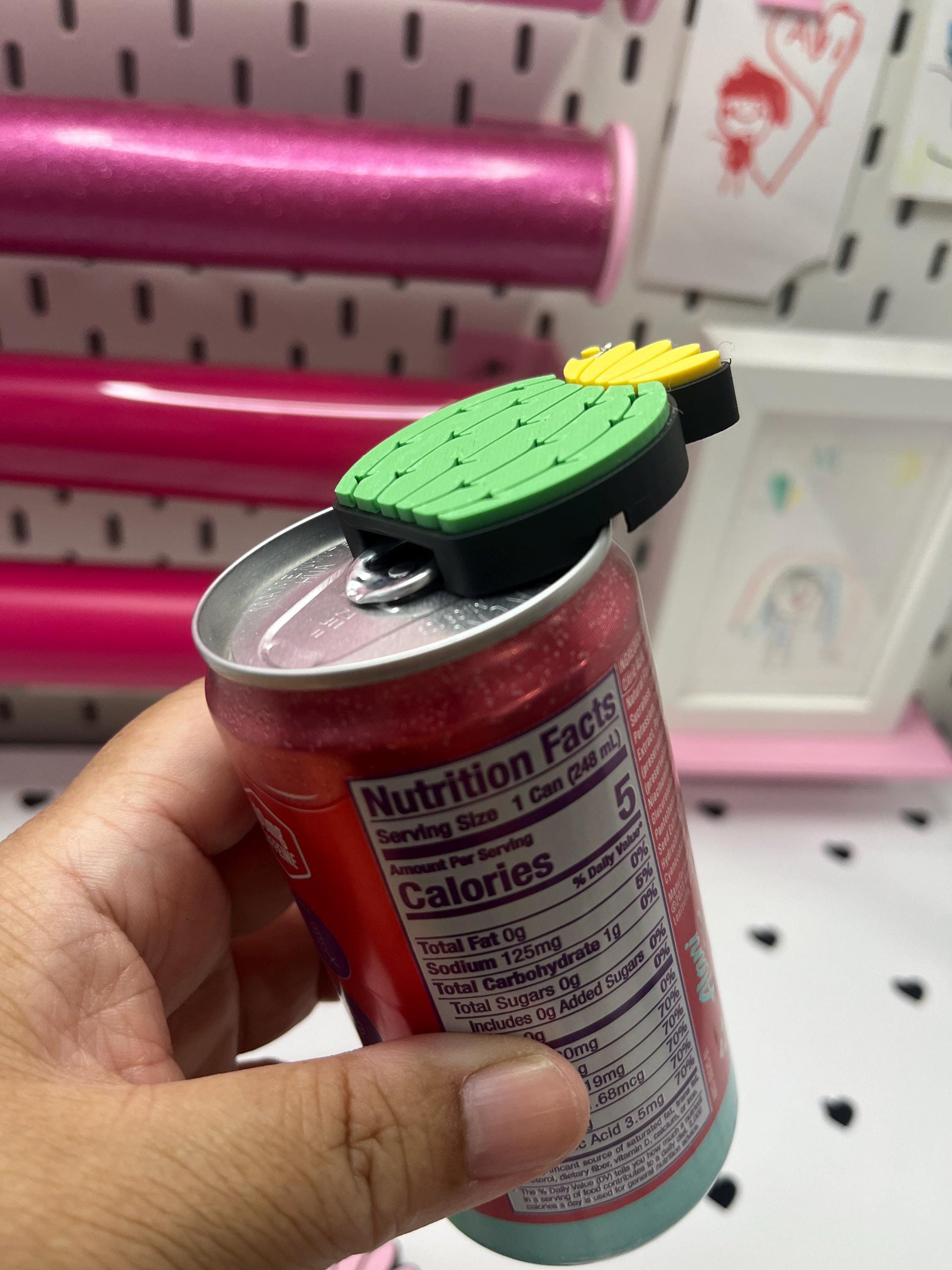 Cactus Keychain Can Opener & Drink Cover 3D File | Set of 3 Designs | 3MF Digital Download