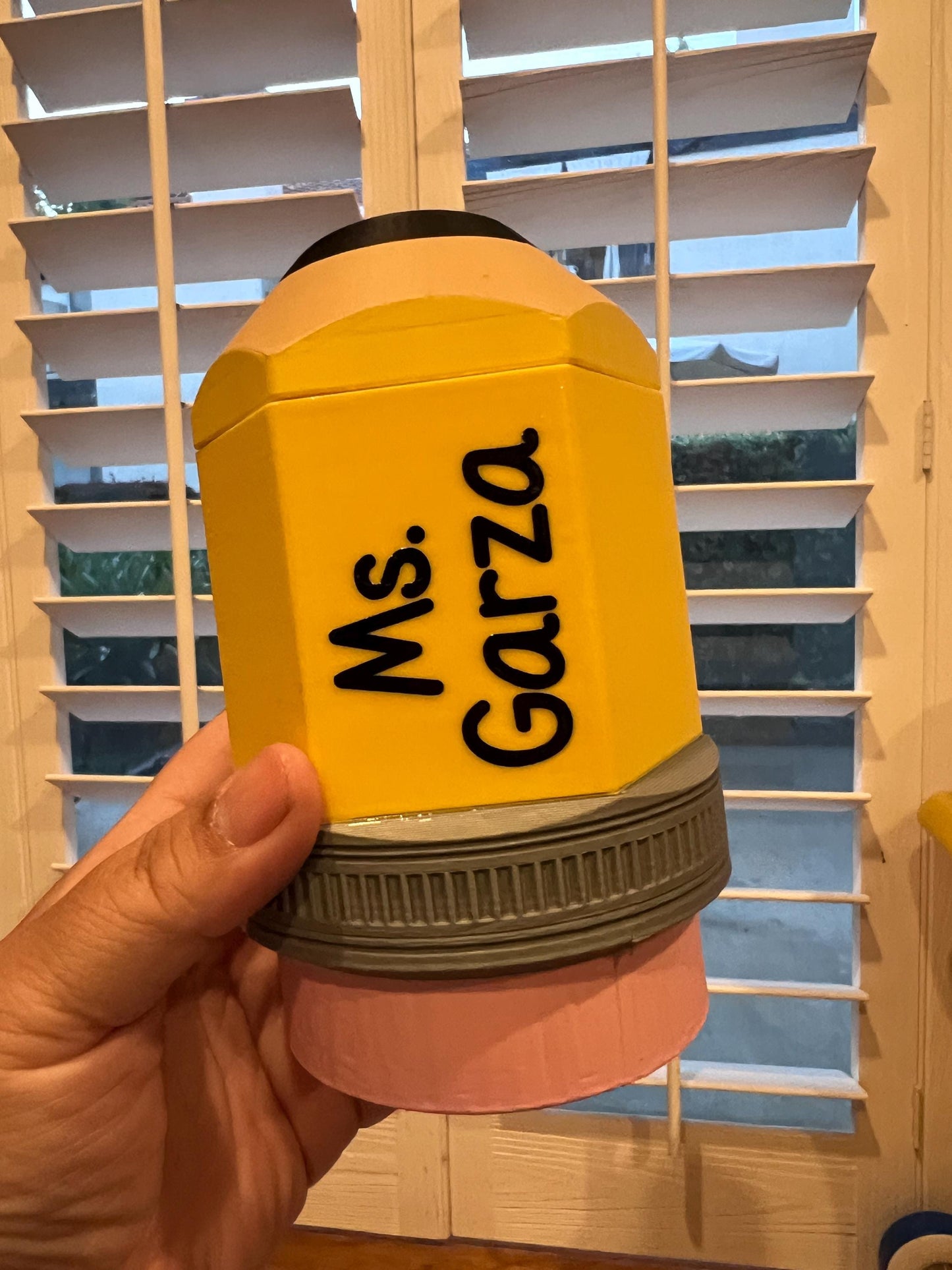 Pencil-Inspired Can Cooler | 3D Print File (3MF)