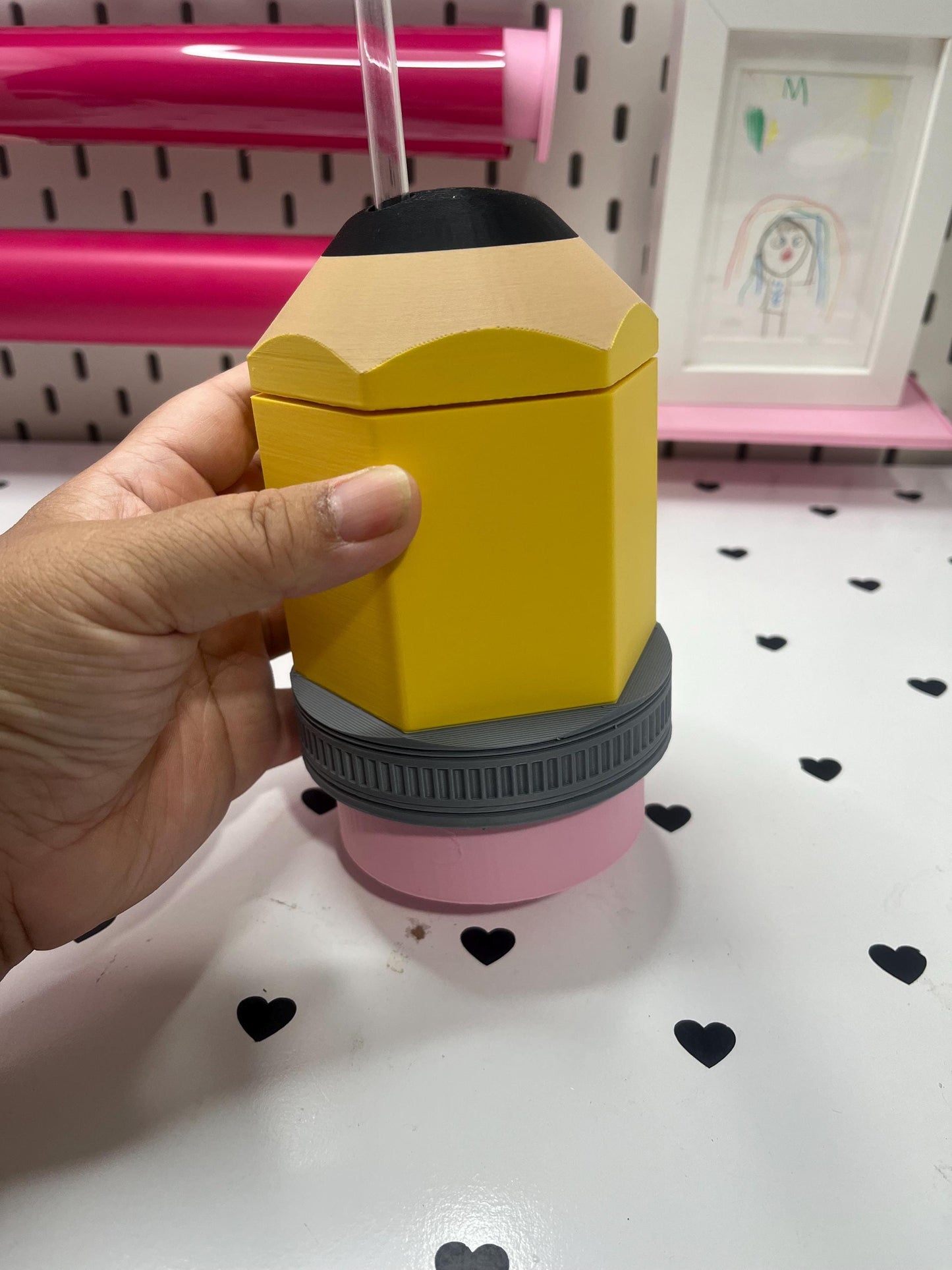 Pencil-Inspired Can Cooler | 3D Print File (3MF)