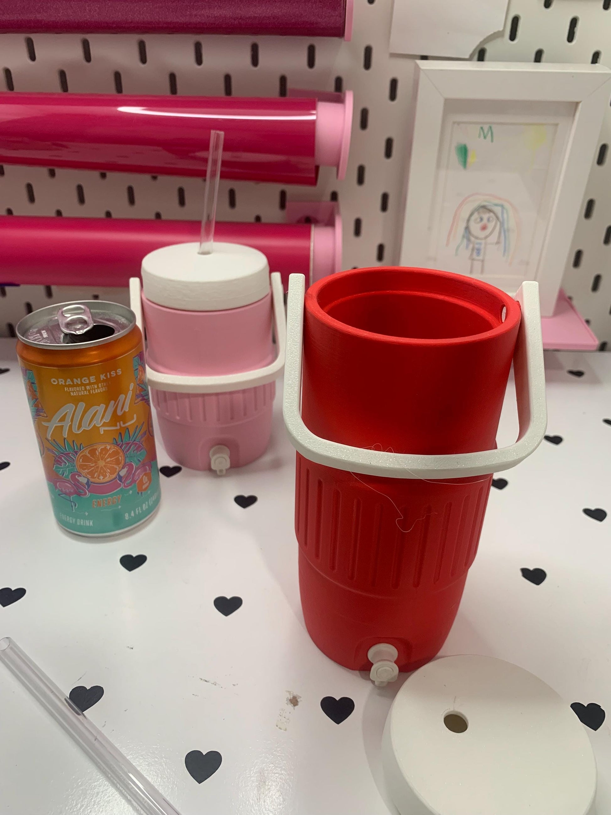 Skinny Tall Can Water Cooler Koozie 3D File | 12 oz Can Holder | 3MF Digital Download | Cute Drink Accessory