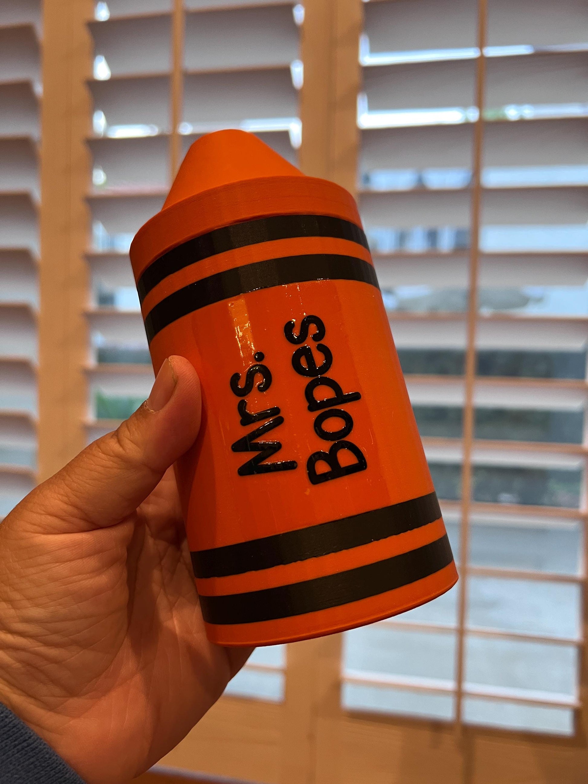 Crayon-Inspired Can Cooler | 3D Print File (3MF)