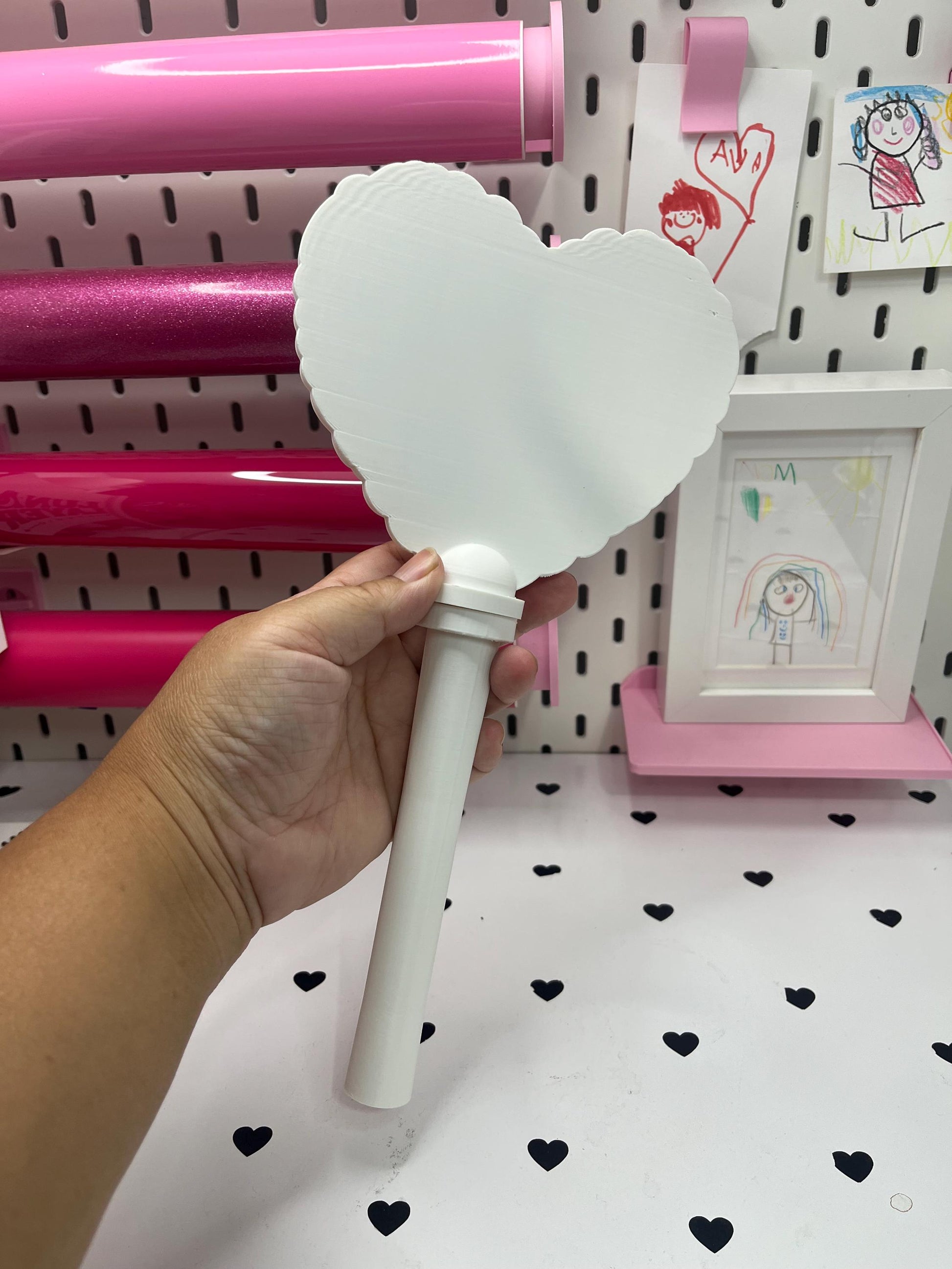 Talavera 1 Heart Pay Wand 3MF File | Ready-to-Print Payment Wand Digital Download