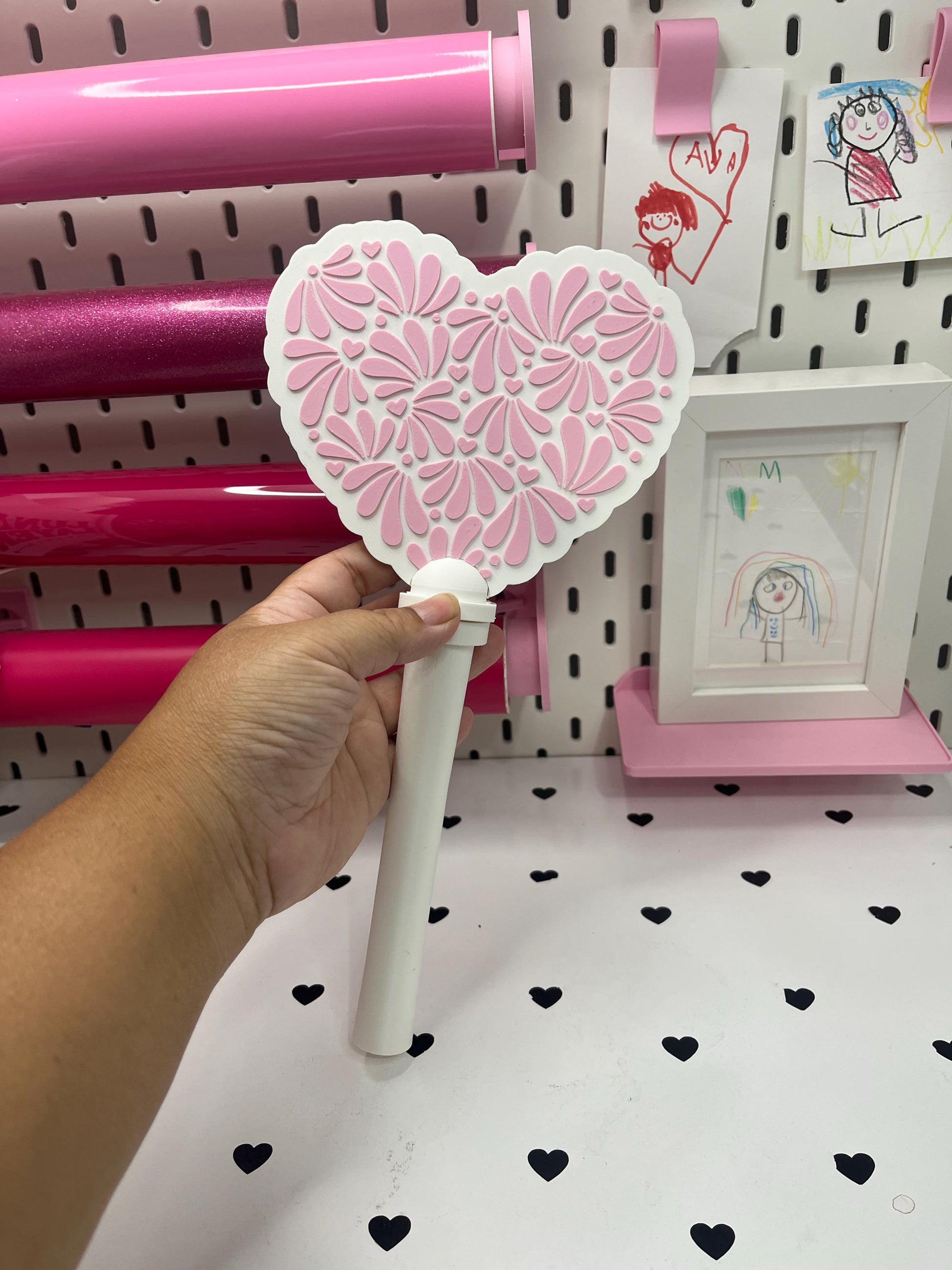 Talavera 1 Heart Pay Wand 3MF File | Ready-to-Print Payment Wand Digital Download