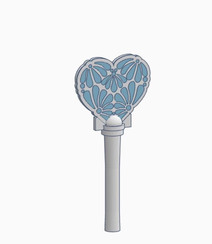 Talavera 3 Heart Pay Wand 3MF File | Ready-to-Print Payment Wand Digital Download