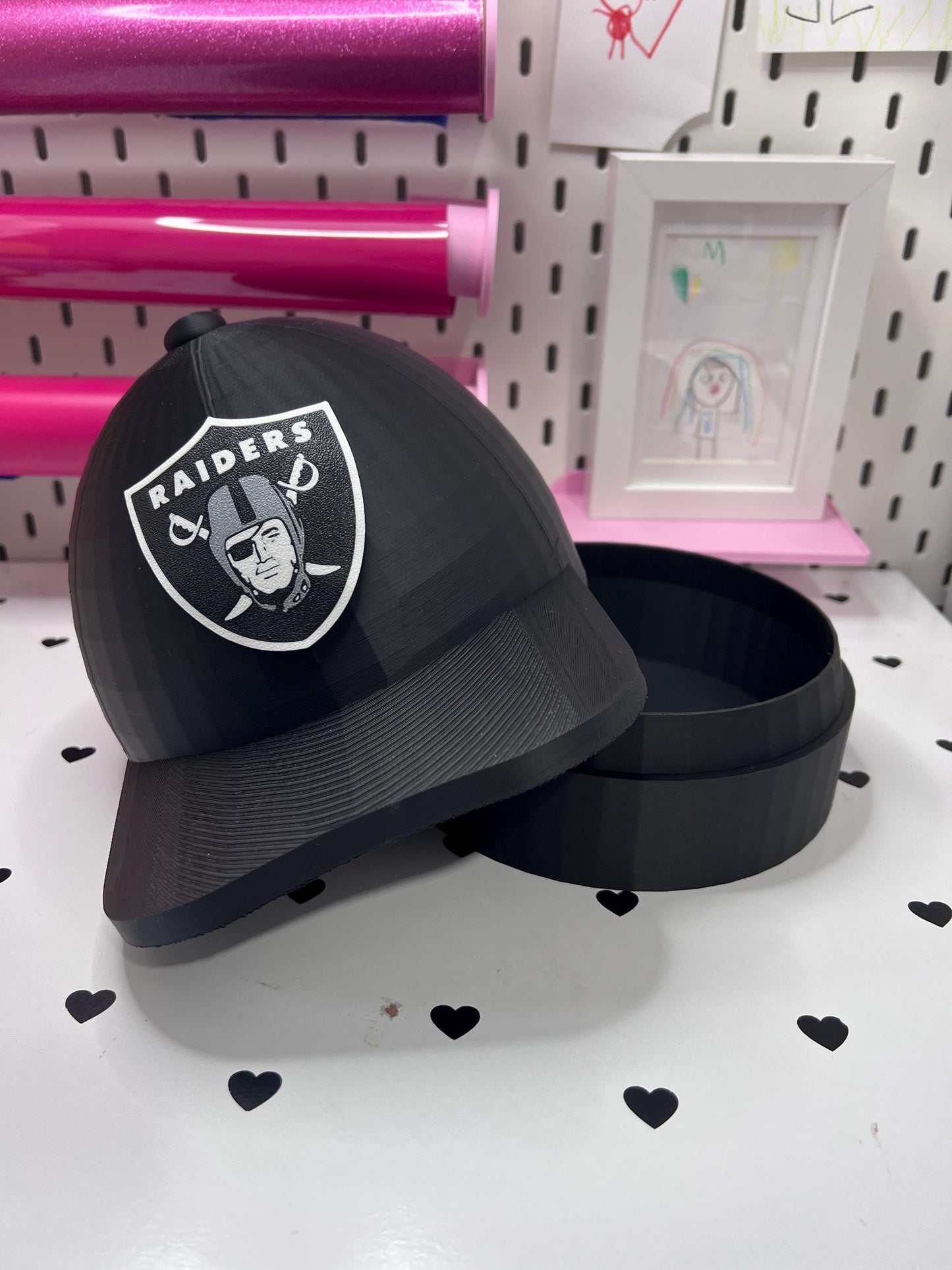 Blank Hat Box / Cap Box Digital File 3MF Files (Digital Download) – Ready for Custom Logos | Perfect for Sports Fans Father’s Day Gifts