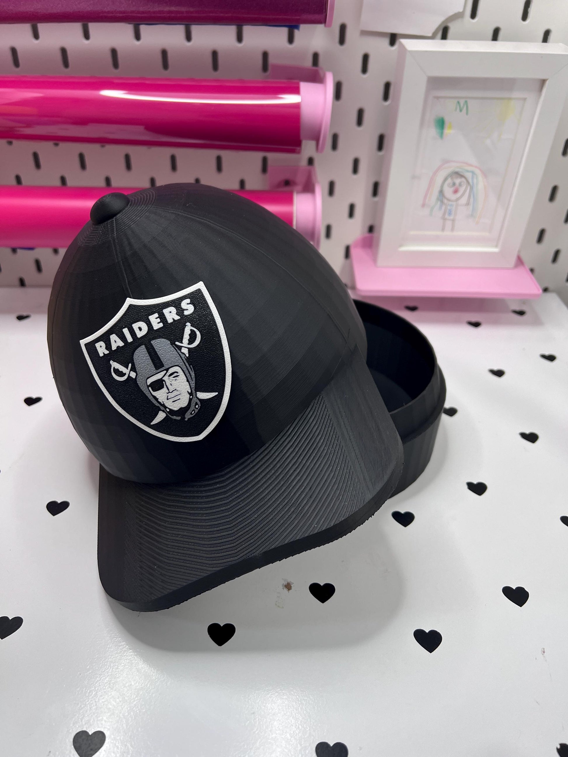 Blank Hat Box / Cap Box Digital File 3MF Files (Digital Download) – Ready for Custom Logos | Perfect for Sports Fans Father’s Day Gifts