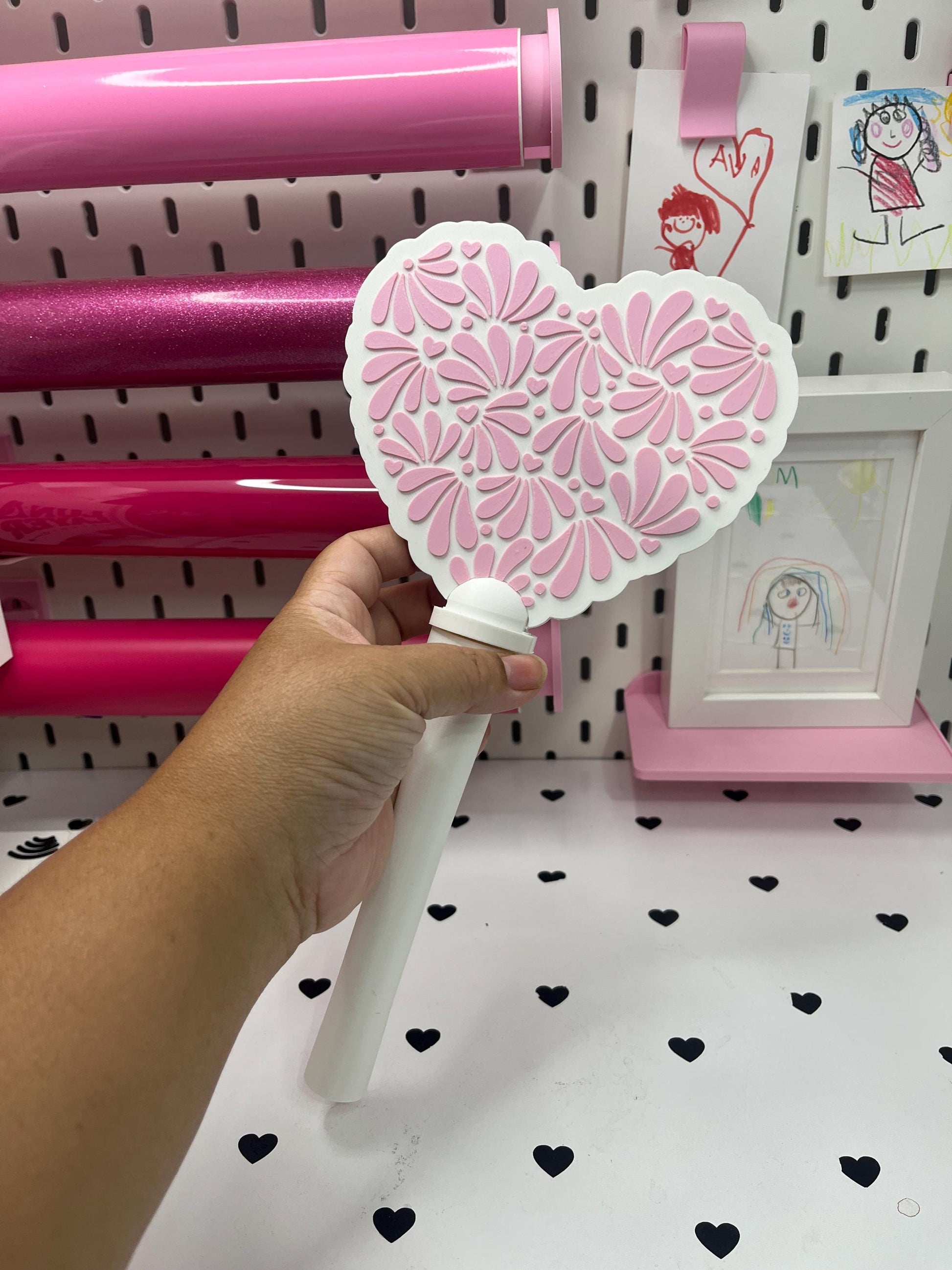 Talavera 1 Heart Pay Wand 3MF File | Ready-to-Print Payment Wand Digital Download