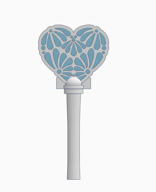 Talavera 3 Heart Pay Wand 3MF File | Ready-to-Print Payment Wand Digital Download