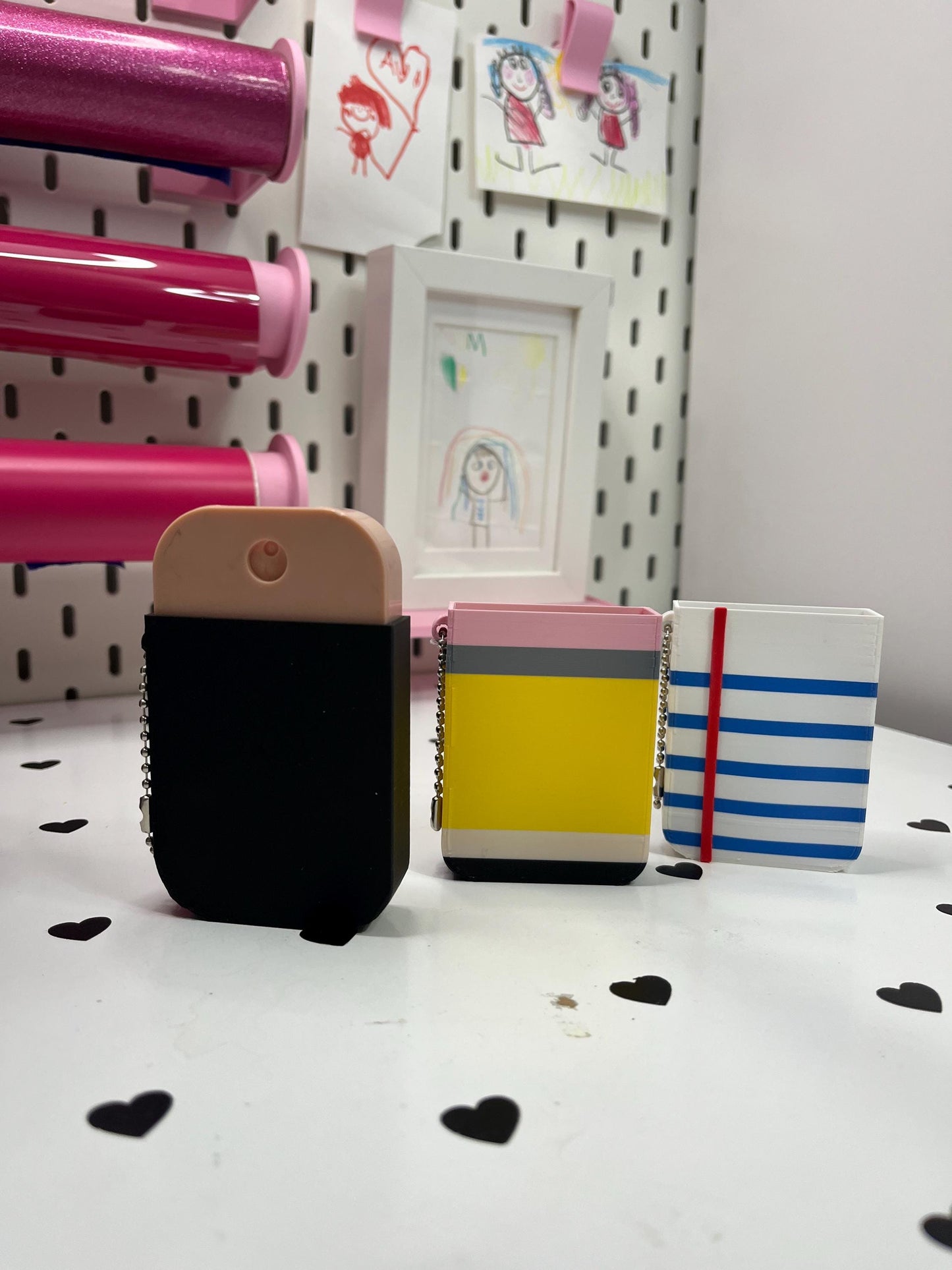 Scent Theory Hand Sanitizer Sleeve 3MF File Bundle | Teacher Appreciation | Blank File Included for Personalization