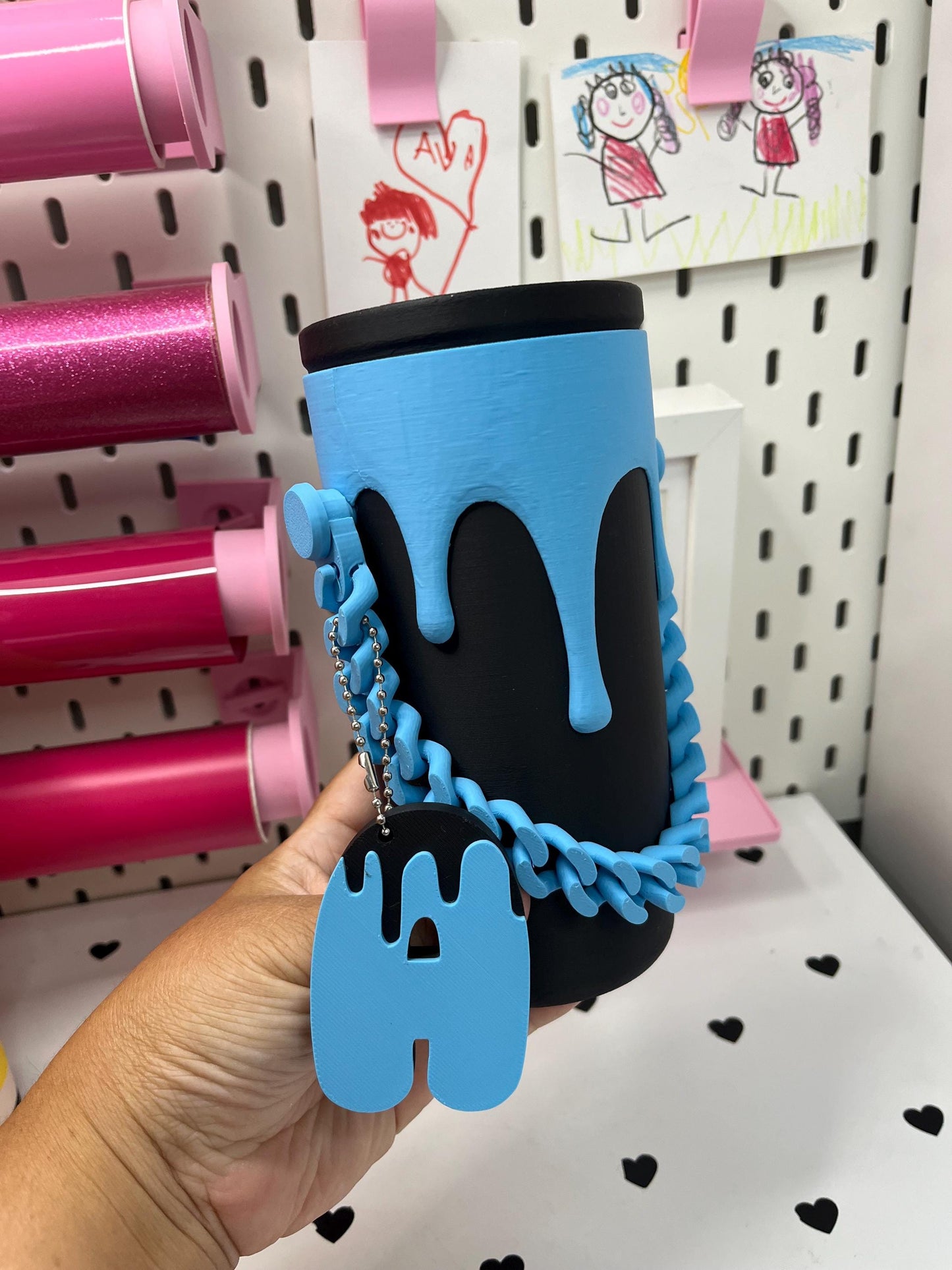 Drip Can Cooler with Chain Handle