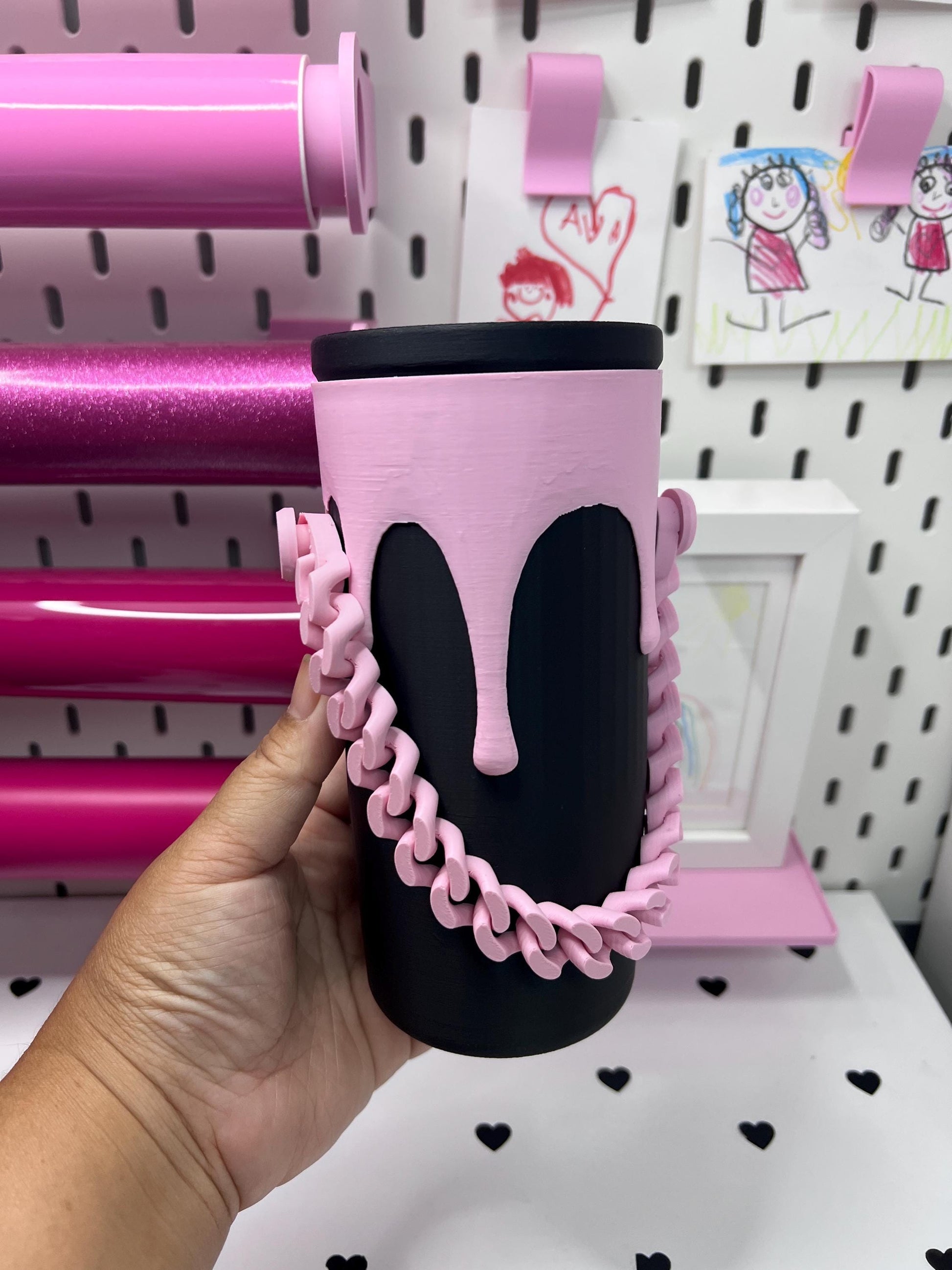 Drip Can Cooler with Chain Handle