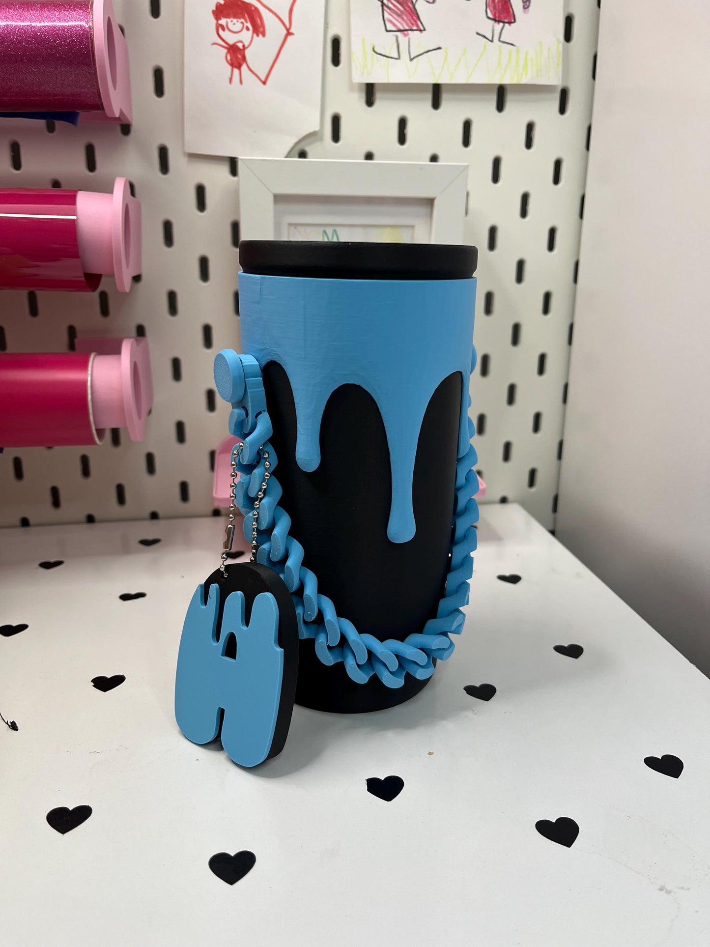 Drip Can Cooler with Chain Handle