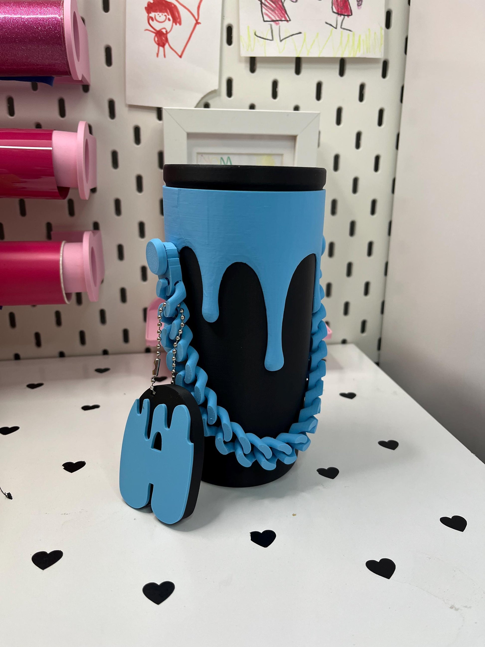 Drip Can Cooler with Chain Handle
