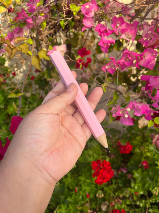 Personalized 3D Printed Color Pencil Pen | Refillable BIC Ink | Custom Name & Color | Teacher Gift | Reusable Ballpoint Pen