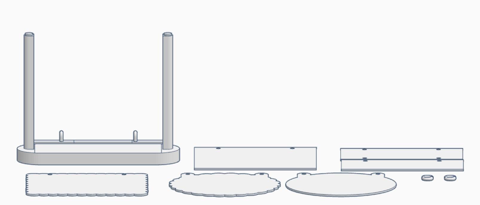 3D Digital File – Tabletop Display Stand | 3MF Files Only