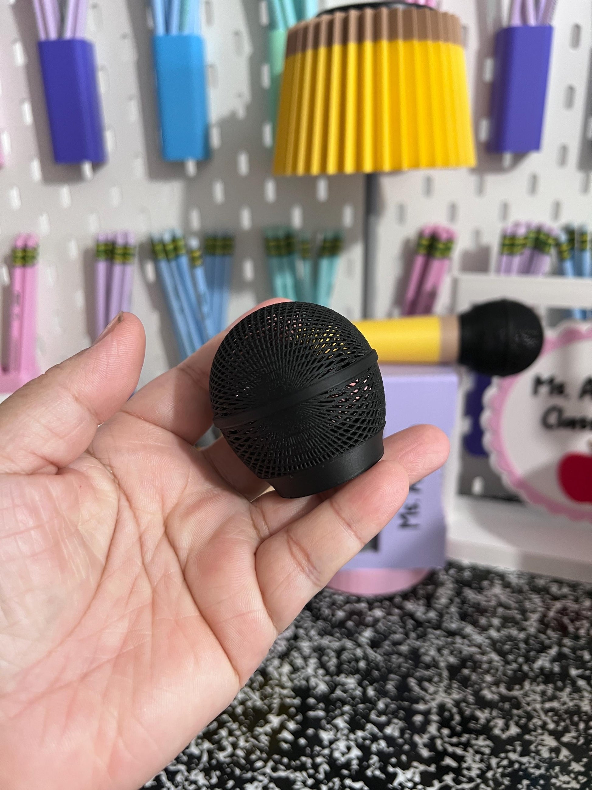 Pencil Microphone Cover for DJI Mini Mic | Teacher Microphone Prop | 3D Printed Clip-On Mic Cover | Creator Gift