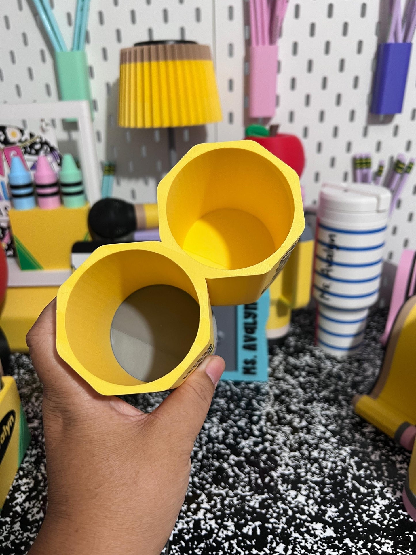 Dull and Sharp Pencil Holder, Pencil Inspired Teacher Desk Organizer, Classroom Pencil Holder, Teacher Gift, Back to School Classroom Decor