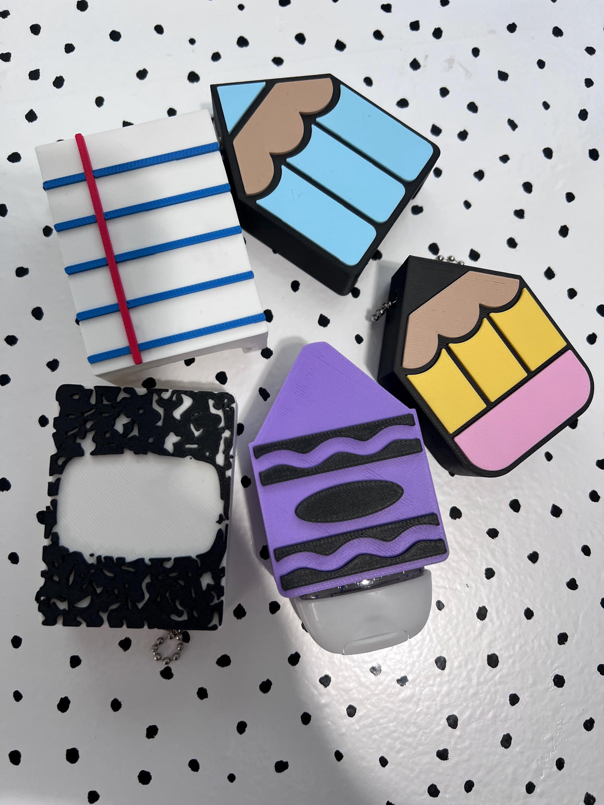 School Supplies BBW PocketBac Covers | Set of 12 | 3MF Files | 3D Printing Digital Download