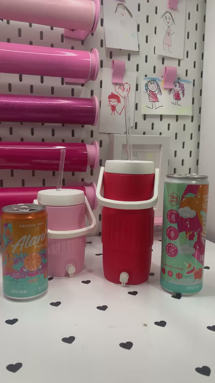 Skinny Tall Can Water Cooler Koozie 3D File | 12 oz Can Holder | 3MF Digital Download | Cute Drink Accessory