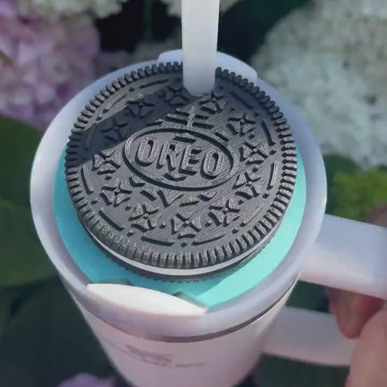 3D Printed Cookie Stanley Topper: Oreo-Inspired Tumbler Accessory