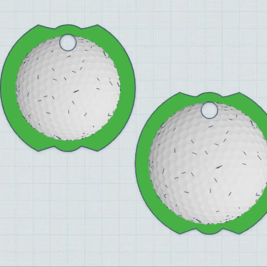 3D Printed Golf Ball Stanley Tumbler Topper STL File (30oz/40oz Digital Download)