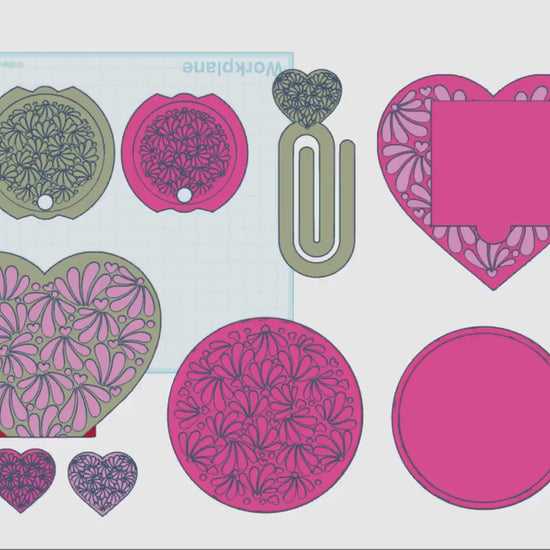 Mexican Talavera Desk Accessory STL Files: 3D Printing Bundle (Digital Downloads)