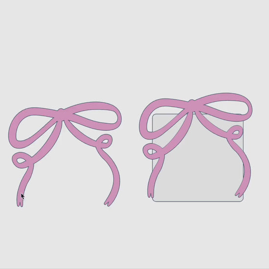 Draping Bow Interchangeable Cover – 3MF Files | Digital Download | Interchangeable for Hand Soap Base | Hand Sanitizer Base | Desk Org Base