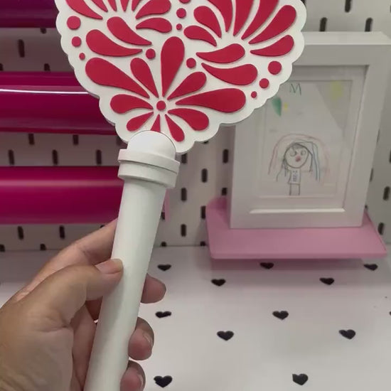 Talavera 2 Heart Pay Wand 3MF File | Ready-to-Print Payment Wand Digital Download