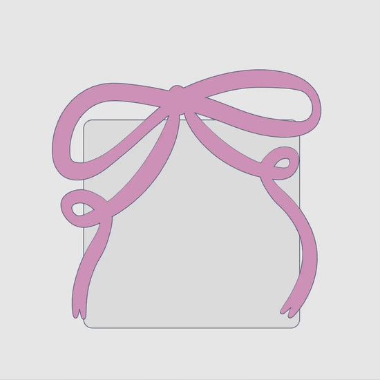 Draping Bow Interchangeable Cover for Glue Storage – 3MF Files | Digital Download | Interchangeable Cover for Glue Storage