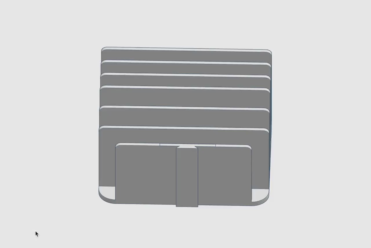Interchangeable 6-Slot Letter Sorter 3D Print Files | Mail | Desk Organizer | Office Supplies | Digital Download | 3MF File